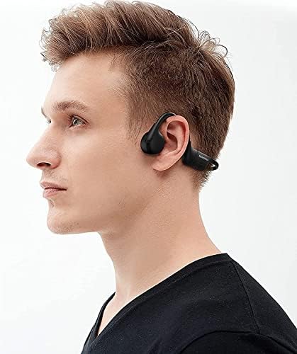 Слушалки Naenka с костна проводимост, Слушалки с отворени уши Bluetooth 5.0 с микрофон, Водоустойчив Безжични Слушалки IPX6 с Магнитна